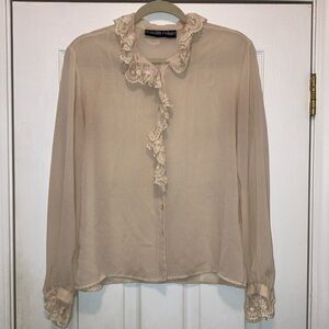 Paula Saker Vintage Blouse approx size Large
